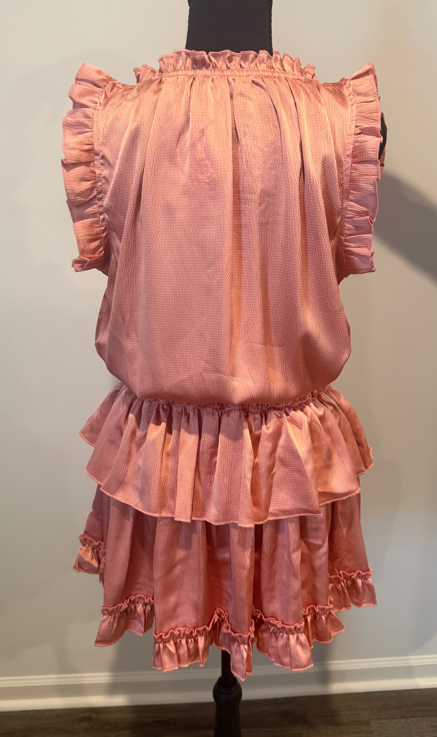 Sweet Peach Ruffle Mini