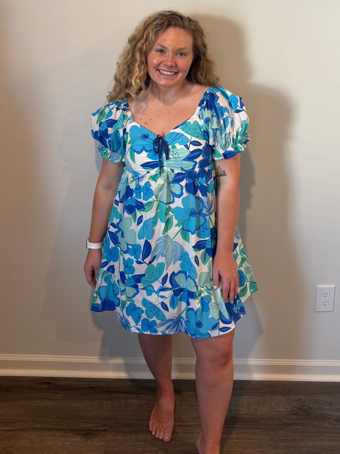 Seaside Floral Dress