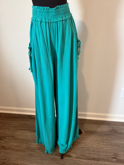 The Weekend Flow Linen Pants
