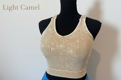 Zenana Ribbed Bralette