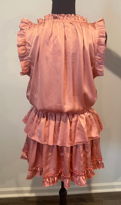 Sweet Peach Ruffle Mini