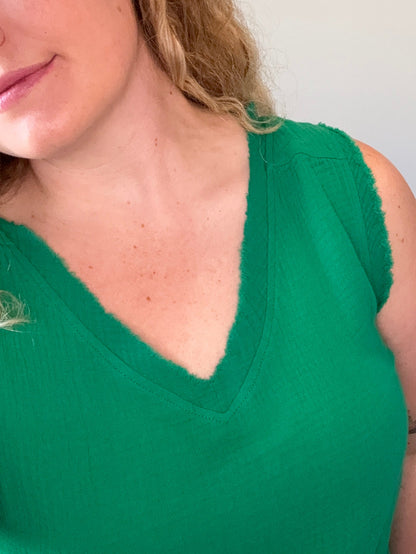 Zenana Double Gauze Tank