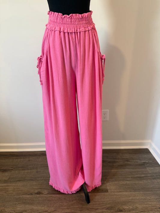 The Weekend Flow Linen Pants