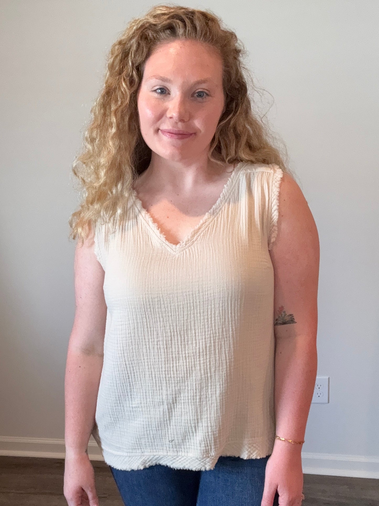 Zenana Double Gauze Tank