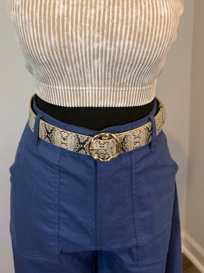Animal Print Belts