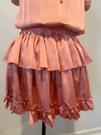 Sweet Peach Ruffle Mini
