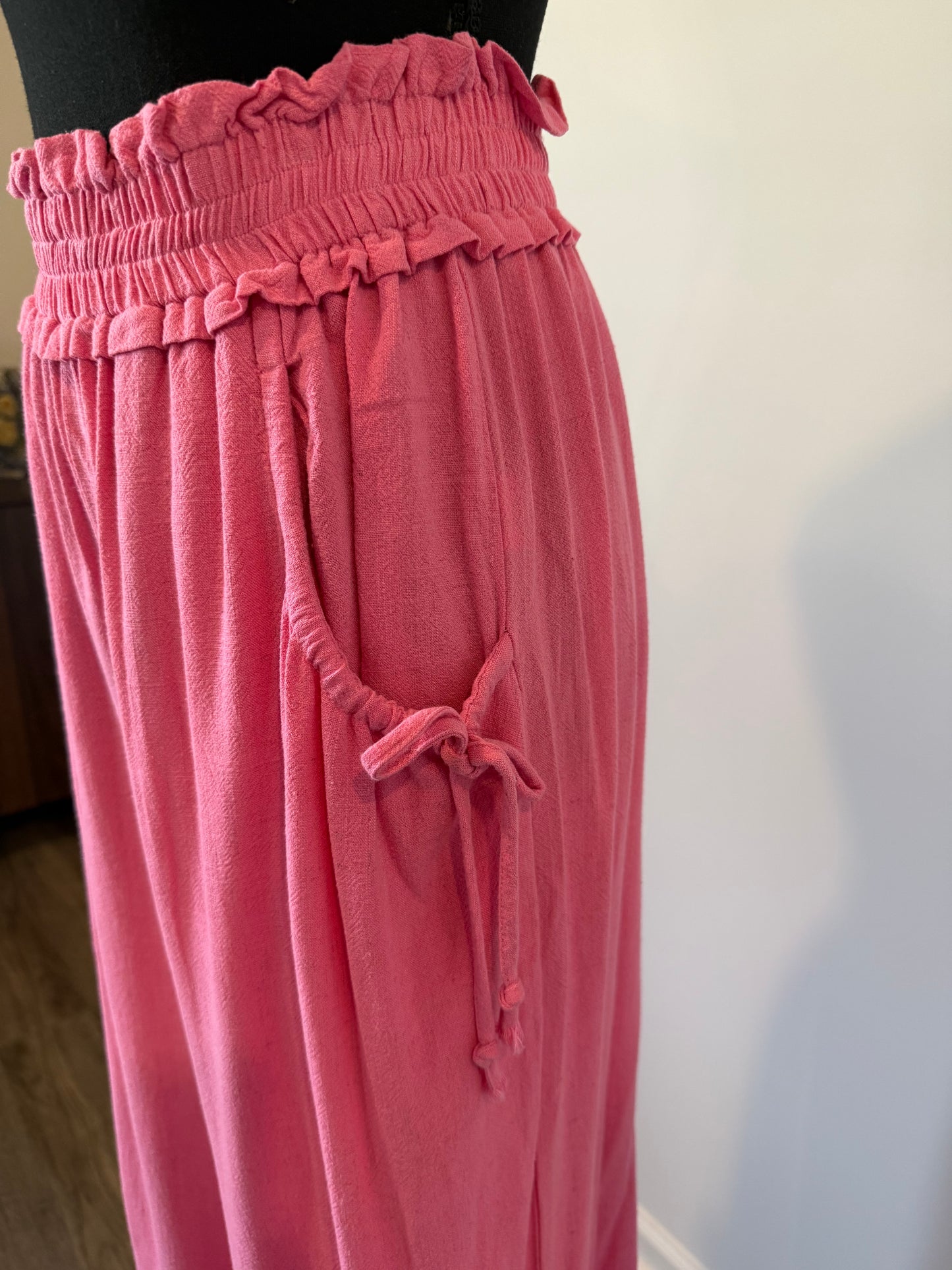 The Weekend Flow Linen Pants
